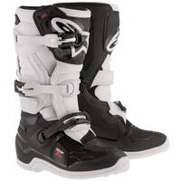 ALPINESTARS TECH 7S YOUTH OFF ROAD BOOTS BLACK/WHITE