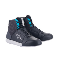 Alpinestars Womens Chrome Waterproof Ride Shoe Black/Turquoise