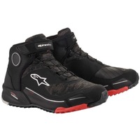 Alpinestars CRX Drystar Riding Shoes Black/Camo/Red