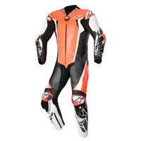 Alpinestars Racing Absolute V2 1 PC Suit Red Fluro/White/Black