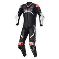 Alpinestars GP Tech V4 1 PC Suit Black/Fluro Red/Fluro Yellow