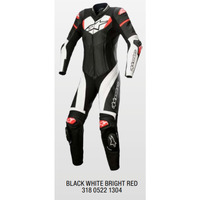 Alpinestars Womens GP Plus 1PCE Suit Black/White/Bright Red