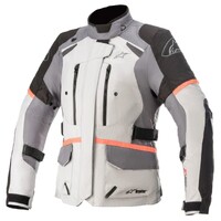 Alpinestars Stella Andes V3 Drystar Womens Jacket Ice Gray/DRK Gray/Coral