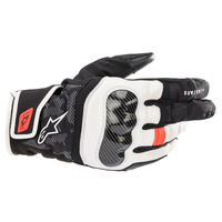 Alpinestars SMX Z Drystar Gloves Black/White/Red Fluro