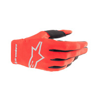 Alpinestars 2024 Youth Radar Gloves Mars Red/Silver 