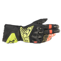 Alpinestars GP Tech V2 Gloves Black/Fluro Yellow/Fluro Red