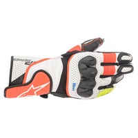Alpinestars SP2 V3 LTH Gloves White/Black/Yellow/Red