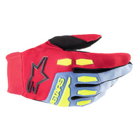 Alpinestars 2022-2024 Full Bore Gloves Light Blue/Red Berry/Black
