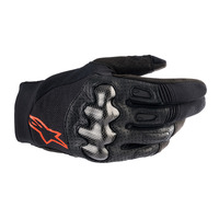 Alpinestars 2023-2024 Megawatt Gloves Black/Red Fluro