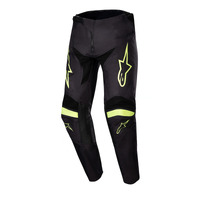 Alpinestars 2024 Youth Racer Lurv Pants Black/Fluro Yellow