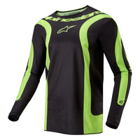 Alpinestars 2024 Fluid Lurv Jersey Black/Fluro Yellow