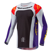 Alpinestars 2024 Techstar Ocuri Jersey HOT Orange/Purple/Black