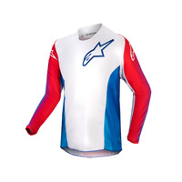 Alpinestars 2024 Youth Racer Pneuma Jersey Blue/Mars Red/White