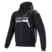 Alpinestars Chrome Ignition Hoodie Black/FLU YEL