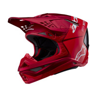 Alpinestars Supertech SM10 Flood Helmet ECE 22.06 Fluro Red/Red Matt AND Gloss