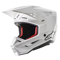 Alpinestars SM5 Solid Helmet ECE 22.06 White Gloss  Product thumb image 1