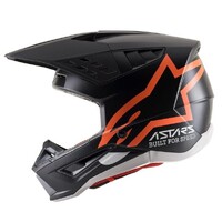 Alpinestars SM5 Compassece Off Road Helmet Black Matt/Fluro ORG