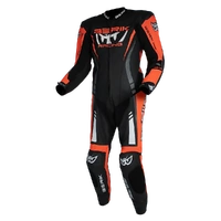 Berik Sicily Leather Suit Black / Red