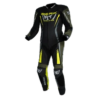 Berik Sicily Leather Suit Black / Army / Hi-Viz