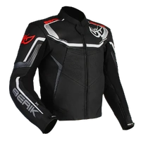 Berik Strada Leather Jacket Black / White
