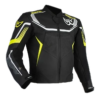 Berik Strada Leather Jacket Black / Hi-Viz