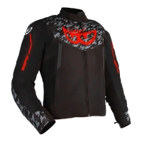 Berik Veloce Jacket Black / Camo / Fluro-Red