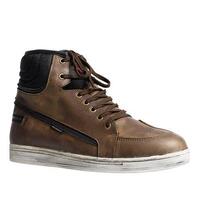 Motodry Kicks Leather Ride Shoes Brown