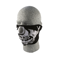Zanheadger Neoprene Face Masks - Chrome Skull Product thumb image 1