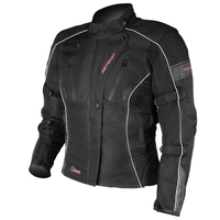 Motodry Siena Womens Jacket Black/Magenta Product thumb image 1