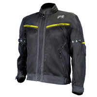 Motodry SUMMER-VENT Jacket Black HI-VIS