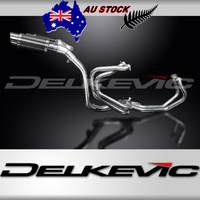 Honda VFR800 Vtec 2002-2013 200MM Round Carbon Full Exhaust System