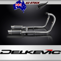 Kawasaki W650 W800 19-24 200MM Round Carbon Exhaust System