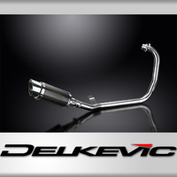 Royal Enfield Himalayan 16-23 200MM Round Carbon Full Exhaust System