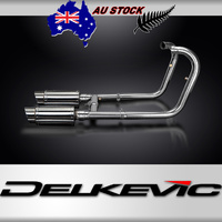 Kawasaki W650 W800 19-24 200MM Round Stainless Exhaust System