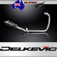 Royal Enfield Scram 411 2022-2024 225MM Oval Carbon Full Exhaust System