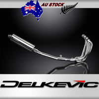 Kawasaki ZRX1100/ZRX1200 97-07 350MM Oval Stainless Full Exhaust System Product thumb image 1