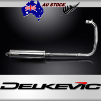 Royal Enfield 350 Bullet Classic 22-25 450MM Oval Stainless Full Exhaust System