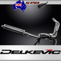 Kawasaki ZZR1100C/D 1990-2001 4 Into 1 450MM Oval Carbon Exhaust System