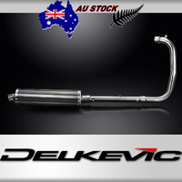 Royal Enfield 350 Bullet Classic 22-25 450MM Oval Carbon Full Exhaust System