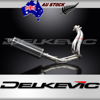 Kawasaki ER-6 ER6 ER6N ER6F Ninja 650 12-17 350MM Oval Carbon Full Exhaust