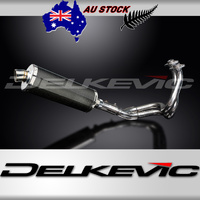 Kawasaki ER-6N ER-6F 06-11 350MM Oval Carbon Full Exhaust System