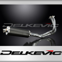 Kawasaki Z650 2017-2019 2 Into 1 350MM Oval Carbon Complete Exhaust System