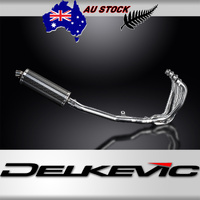 Kawasaki ZRX1100/ZRX1200 97-07 350MM Oval Carbon Full Exhaust System Product thumb image 1