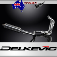 Kawasaki ZZR1100C/D 1990-2001 4 Into 1 350MM Oval Carbon Exhaust System