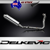 Suzuki GSX-8S 2023-2025 / TRI-OVAL 320mm (13 inch) RH Silencer 2 into 1 Complete System 304 Stainles