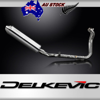 Suzuki GSX-8S 2023-2025 / TRI-OVAL 420mm (17 inch) RH Silencer 2 into 1 Complete System 304 Stainles