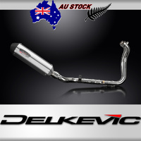 Suzuki GSX-8S 2023-2025 / Xoval 343mm (13.5 inch) RH Silencer 2 into 1 Complete System Brush 304 STA