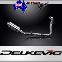 Suzuki GSX-8S 2023-2025 / SS70 Oval 225mm (9 inch) Silencer 2 into 1 Complete System 304 Stainless S