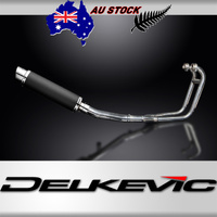 Suzuki GS500E/F 2-1 1989-2019 350MM Round Carbon DL10 Complete Exhaust System