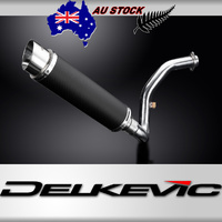 BMW G310R G310GS 17-24 350MM Round Carbon DE-CAT Full Exhaust System